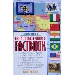 Vintage 1996 Portable World Factbook Paperback Book by Keith Lye (Author)